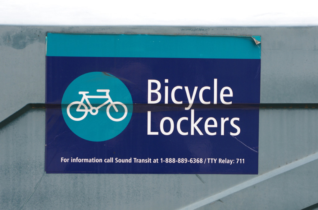 bicycle locker sign web
