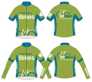 Washington Bikes--bike jersey for state of Washington