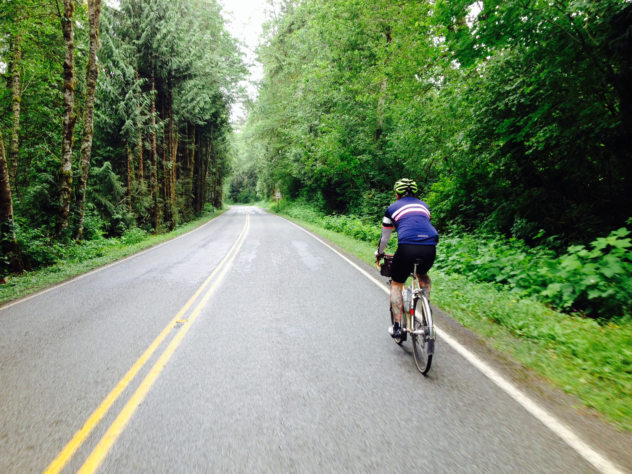 bicycle on road