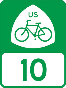 USBR 10 sign