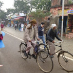 In India, the Bicycle Rises Above the Din