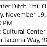City of Tacoma to Present Options for Completing Historic Water Ditch Trail