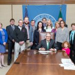Governor Inslee finalizes the Cooper Jones Bicyclist Safety Council