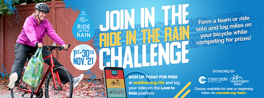 2021 Ride in the Rain Challenge promotional image, sized for email headings