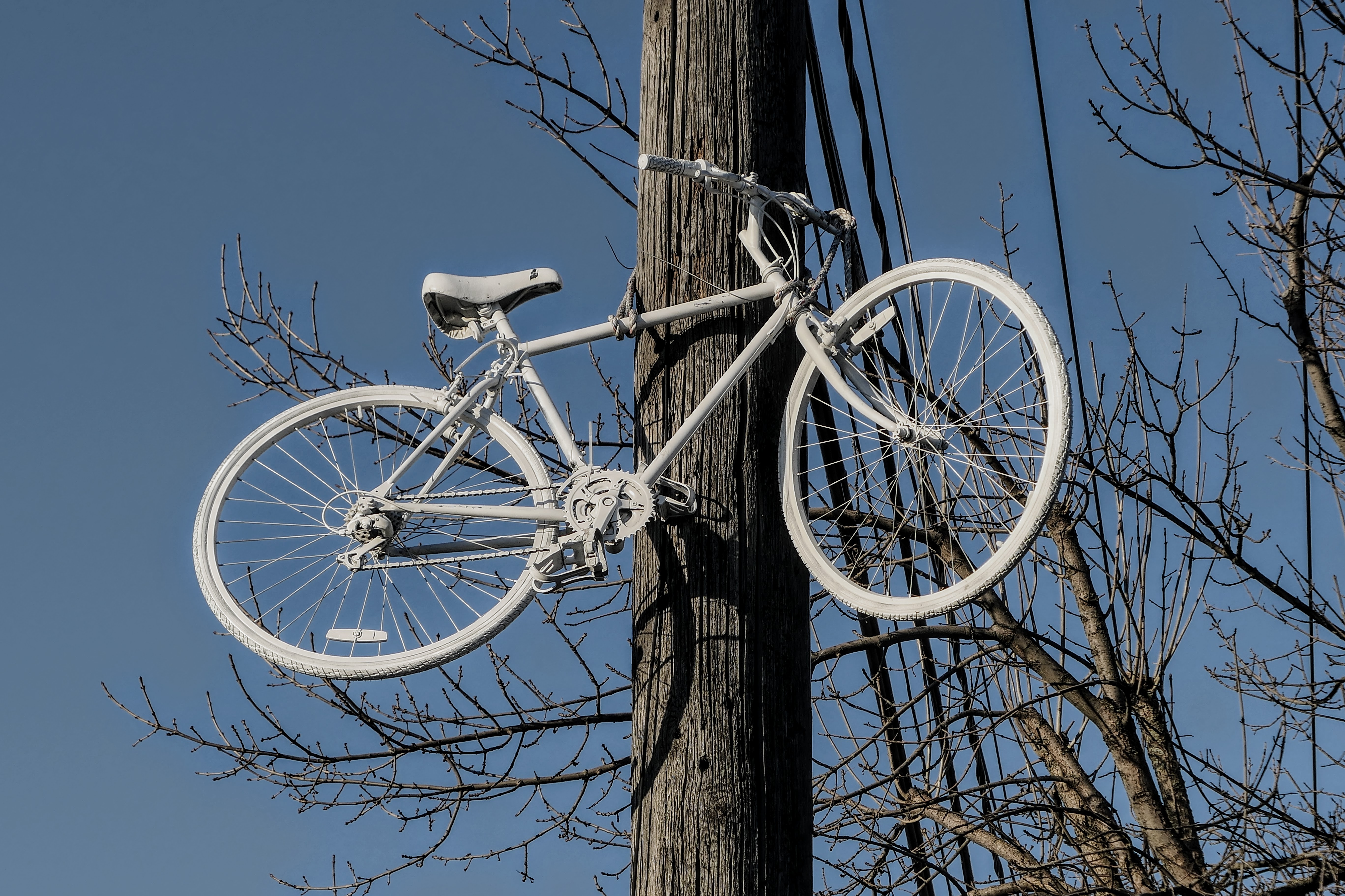 Ghost Bike at 4th and Holgate